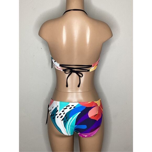 New. La Blanca multicolored bikini set. Small. Retails $144 - Picture 4 of 8